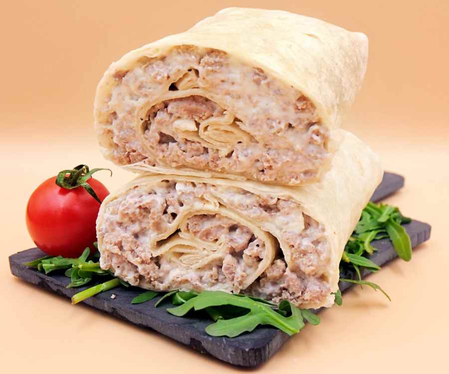 Tortilla ze śmietanowym kurczakiem