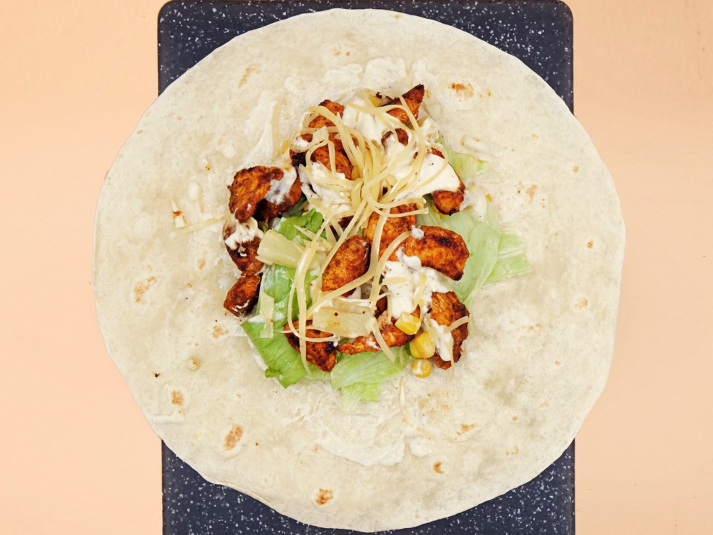 Hawajska tortilla z kurczakiem przepis