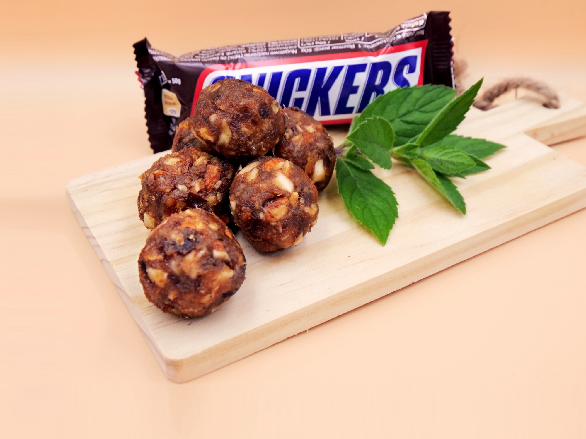 Kulki Snickers przepis