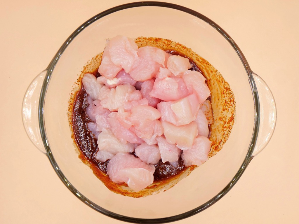 Kurczak w musztardowej marynacie z mikrofalówki przepis