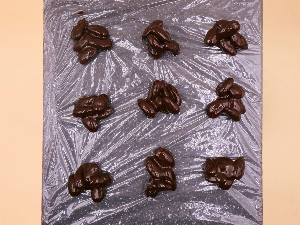 Migdały w czekoladzie przepis