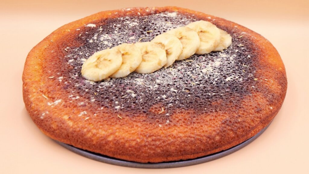 Omlet biszkoptowy na słodko z bananem przepis