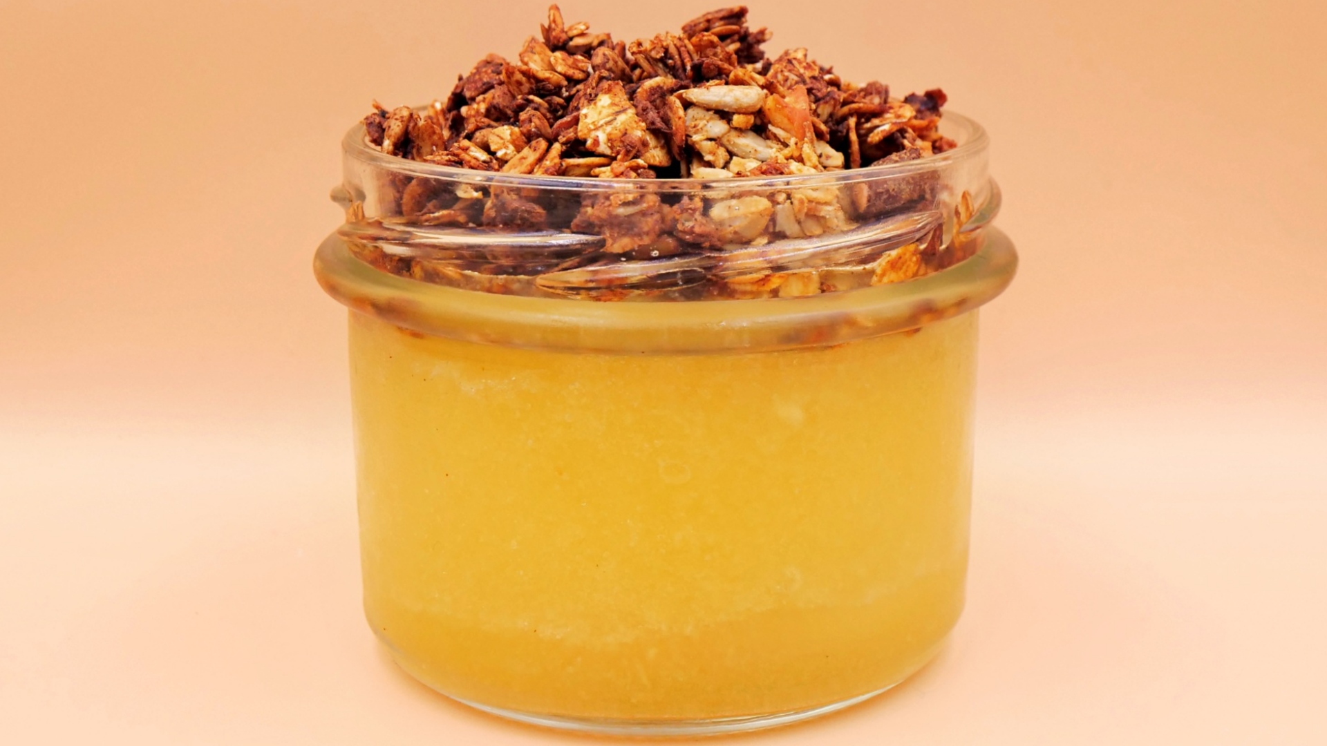 granola z jabłkowym smoothie przepis