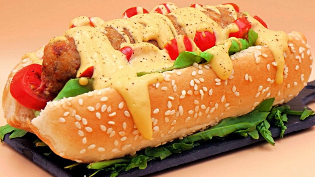 Hot dog z domową kiełbaską z kurczaka przepis