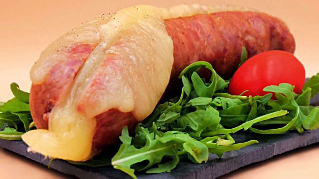 Kiełbasa śląska z serem przepis