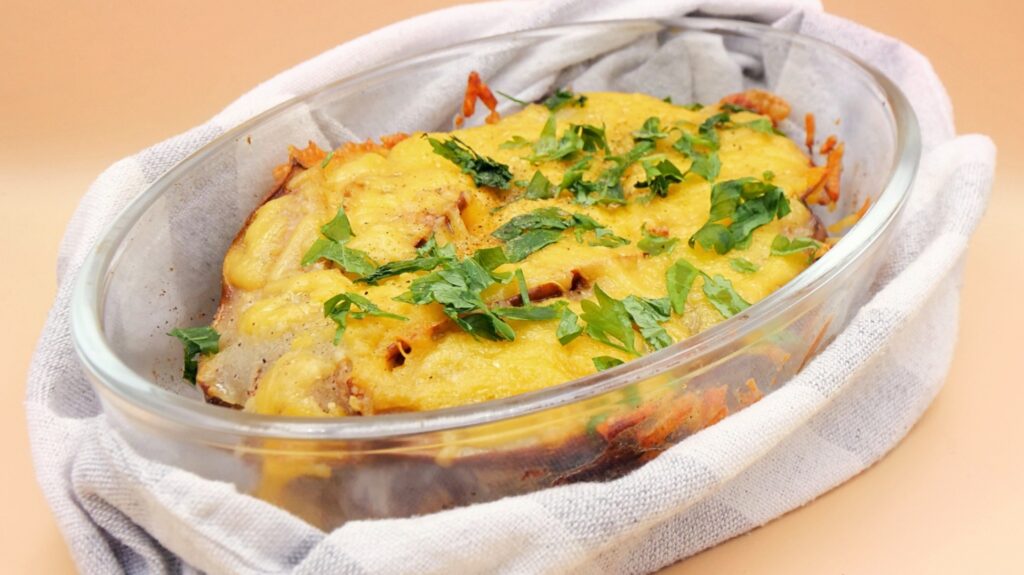 Kurczak z gruszką i serem przepis