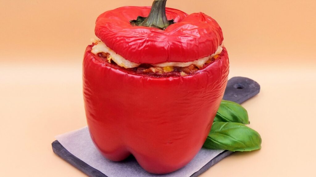 papryka faszerowana kurczakiem i ananasem 11