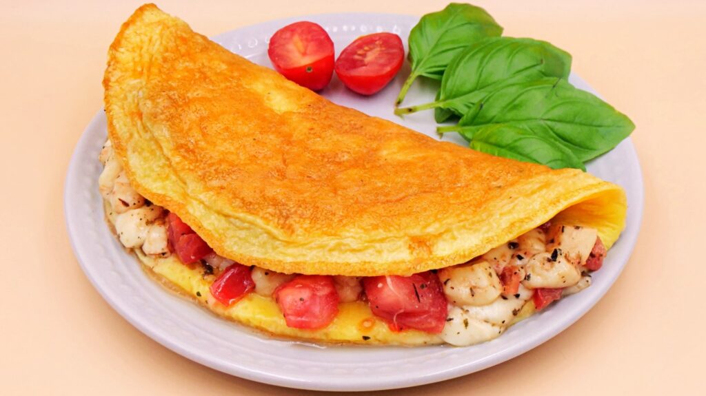 omlet caprese przepis