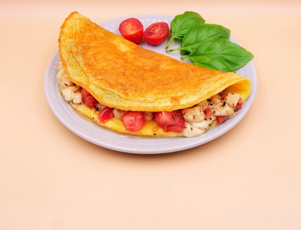omlet caprese przepis