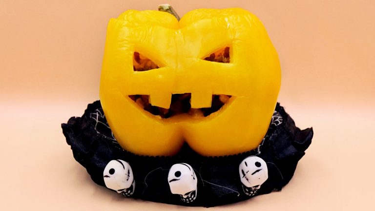 papryka faszerowana na halloween przepis