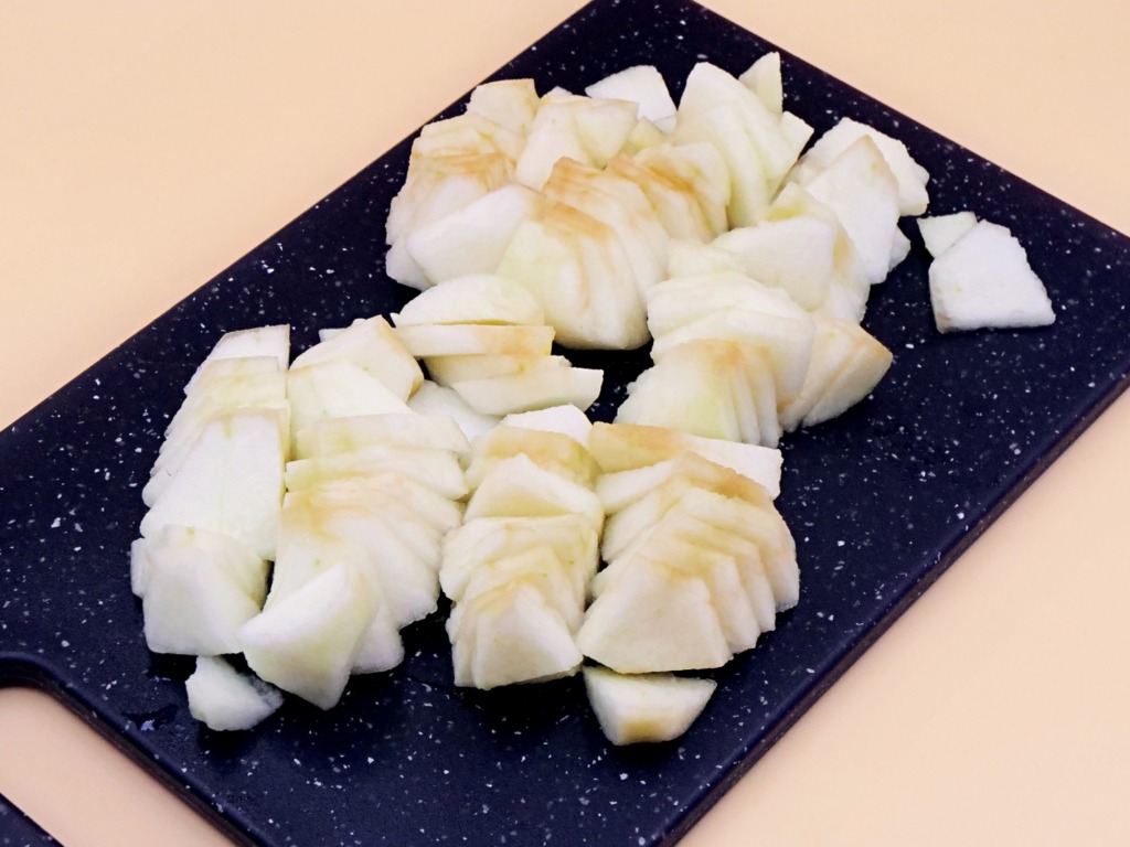 Ryż z twarogiem i musem jabłkowym przepis