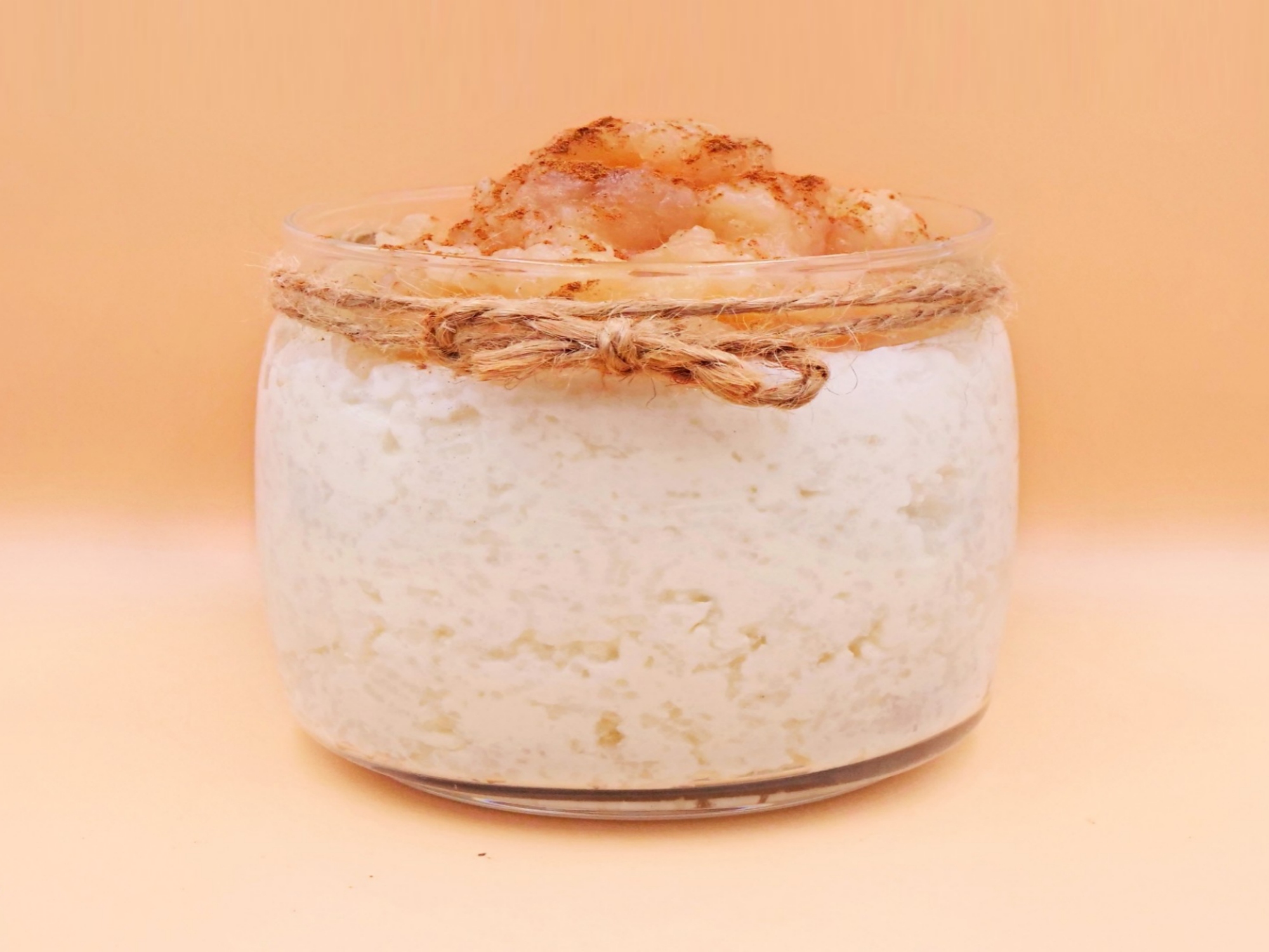 Ryż z twarogiem i musem jabłkowym przepis