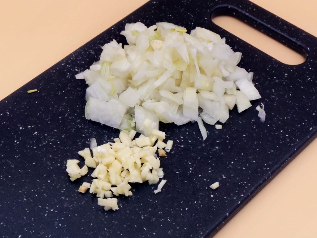 makaron z cieciorką i warzywami przepis