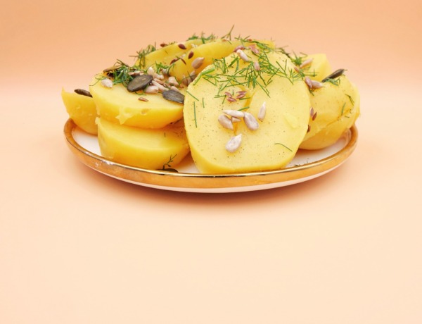 Ziemniaki z ziarnami i oliwą przepis