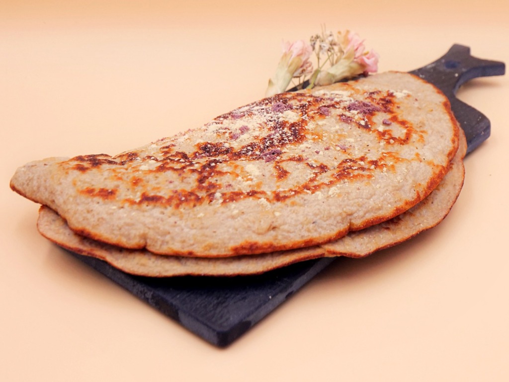 Owsiany omlet białkowy na słodko przepis