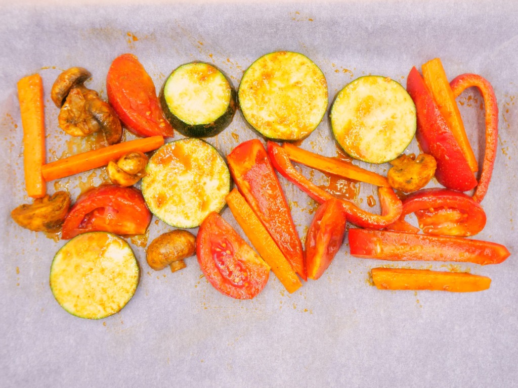Pieczone warzywa z sosem balsamicznym przepis