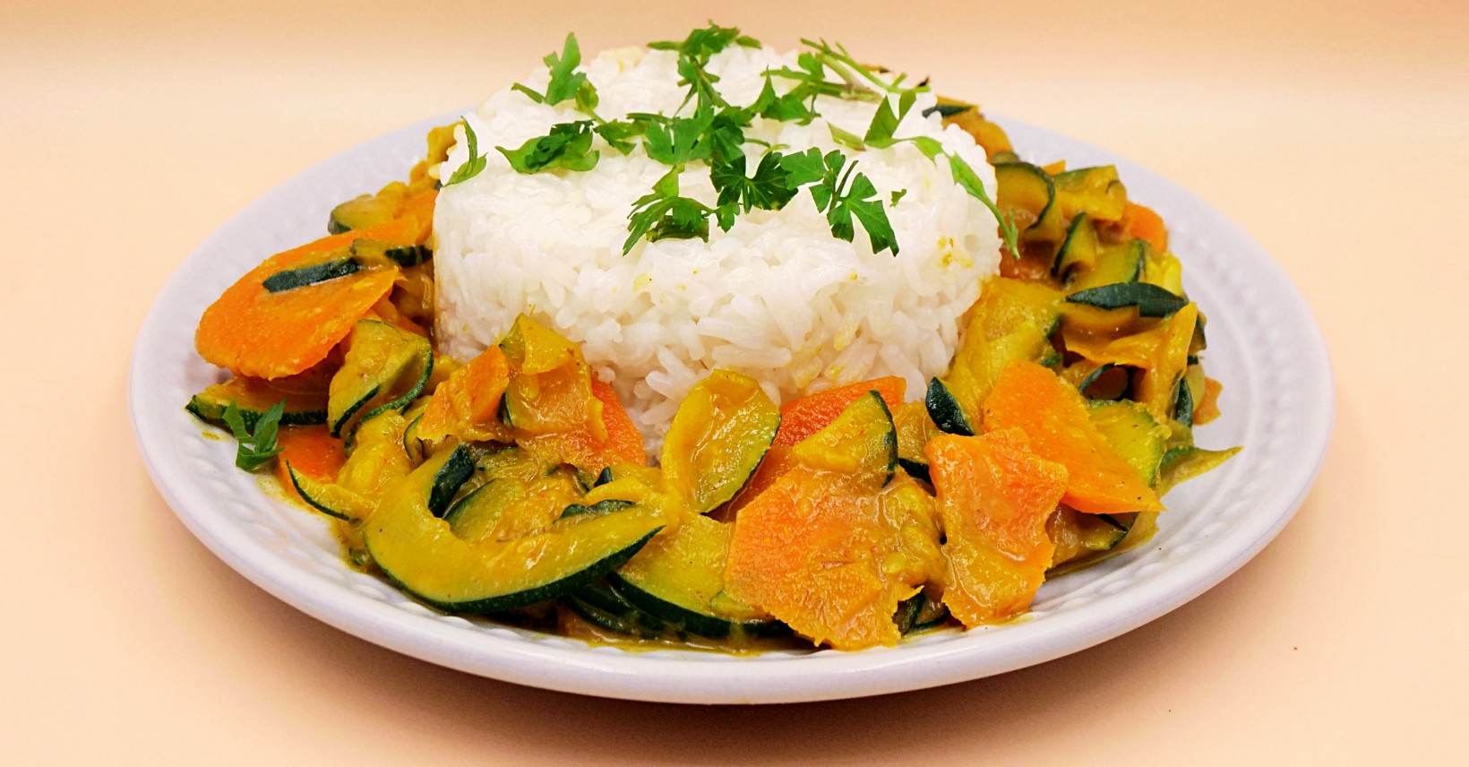 Warzywne curry z ryżem