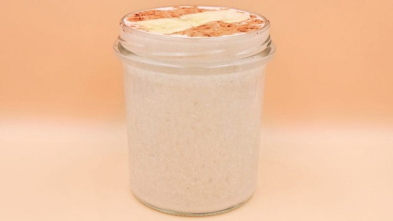 Proteinowy koktajl owsiany z bananem przepis