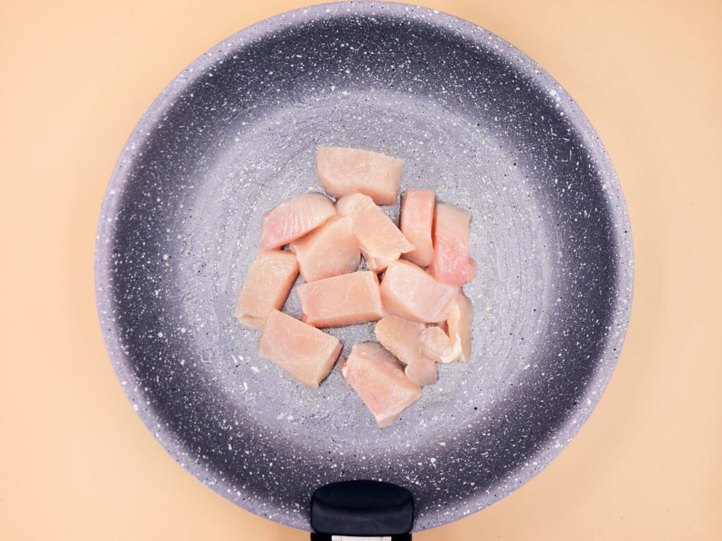 Makaron z dynią i kurczakiem przepis