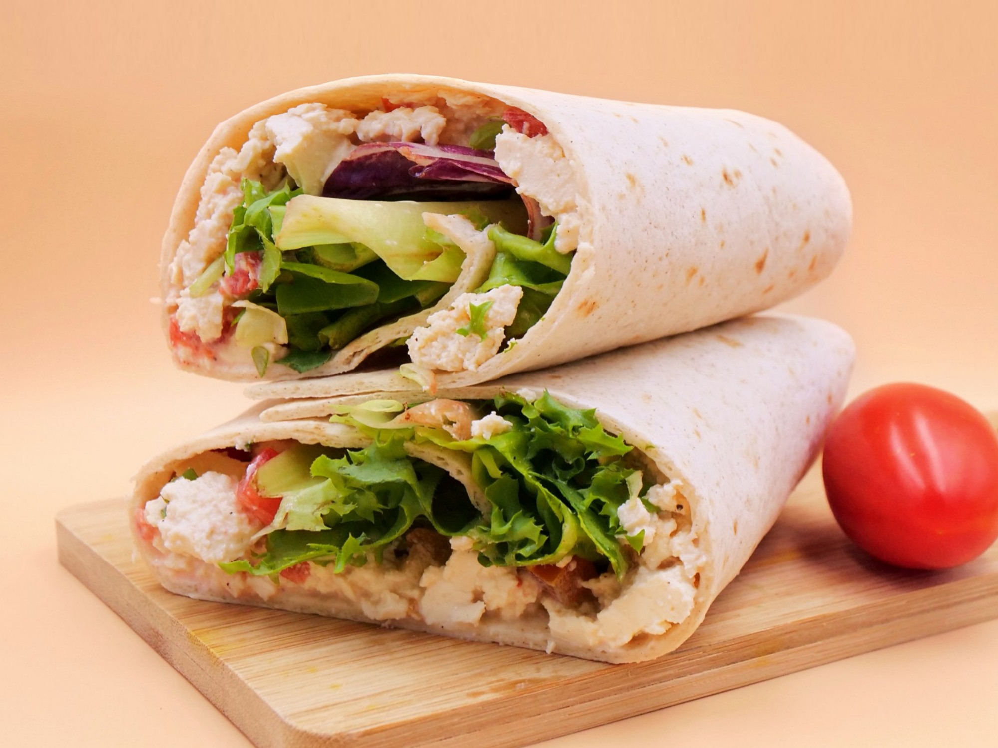 Tortilla z twarożkiem z tofu przepis