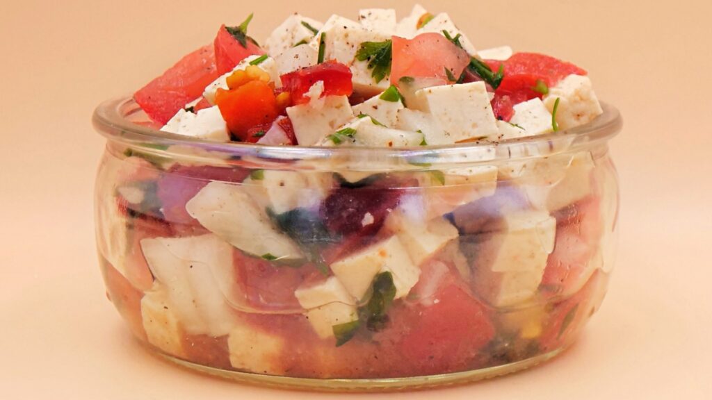 pico de gallo z tofu przepis