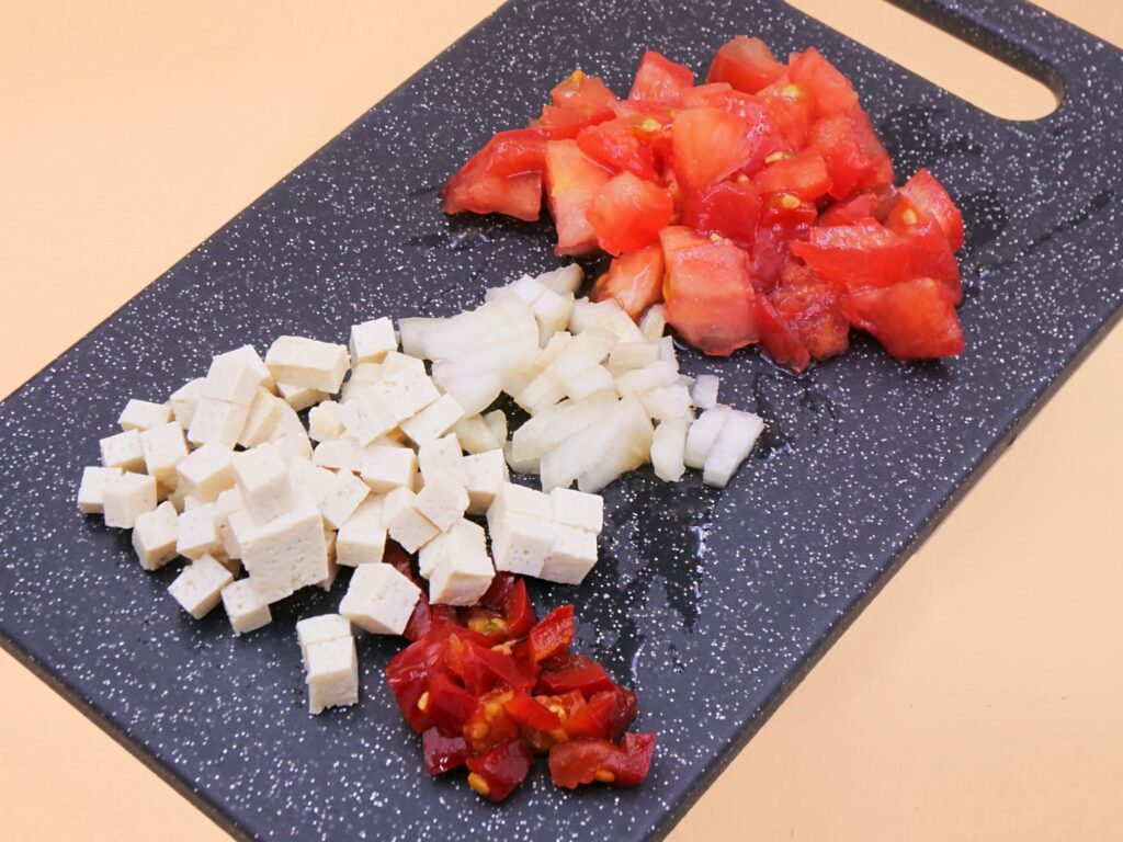 Pico de gallo z tofu przepis