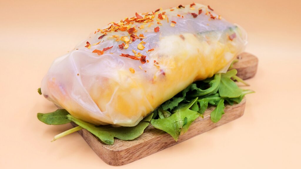 Spring rolls z warzywami i jajkiem przepis