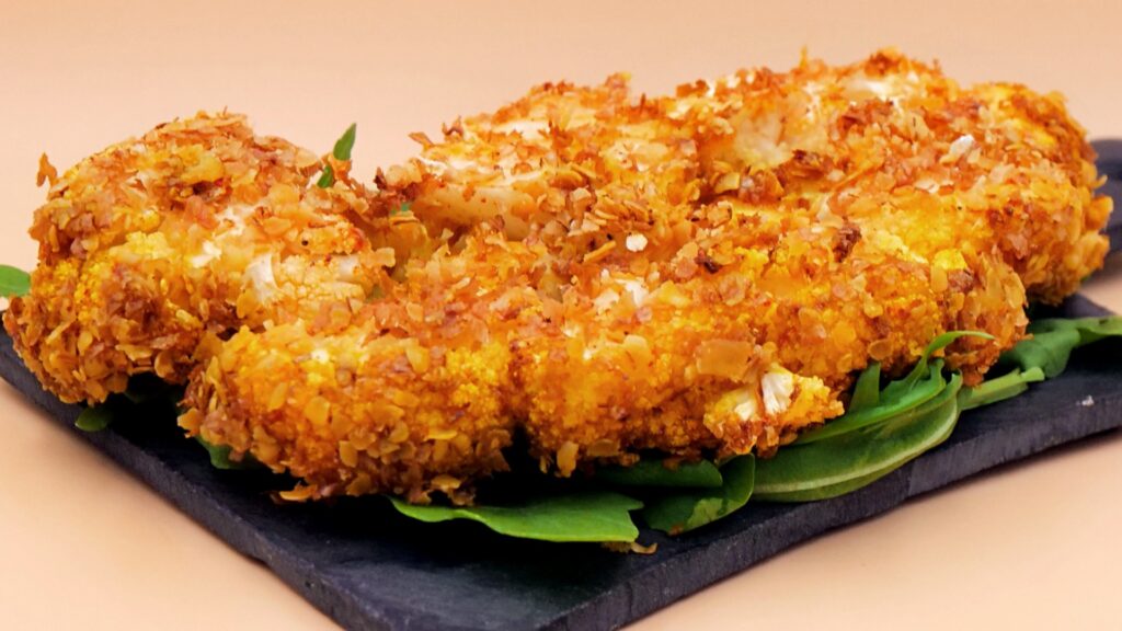 Kotlet z kalafiora w otrębach przepis